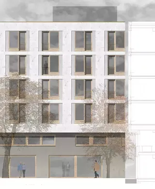 Détail façade