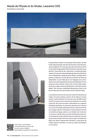 Das Projekt im Arc Award Mag 2022