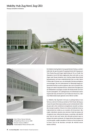 Le projet dans l'Arc Award Mag 2022
