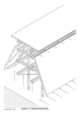 Axonométrie pavillon