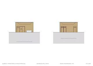 Nordost- /Südwestfassade