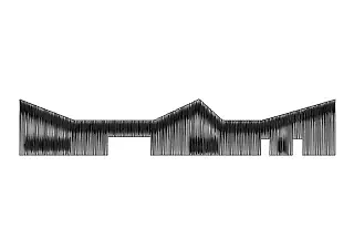 Fassadenabwicklung Holzlatten