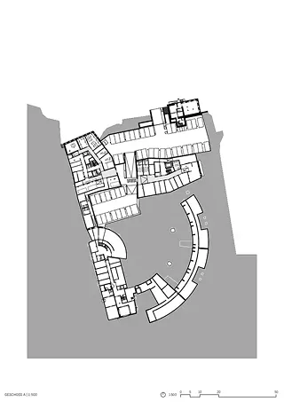Grundriss Geschoss A 1:500