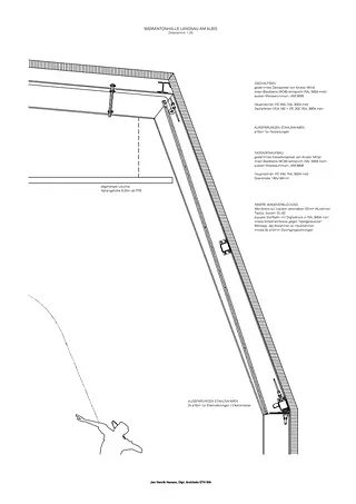 Fassadendetail 1 : 20