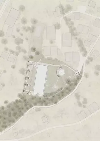 Plan de situation, 1:200, A0, akkurat bauatelier & duo landschaftsarchitekten
