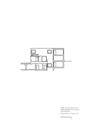 Reihenhaus Schnitt B
