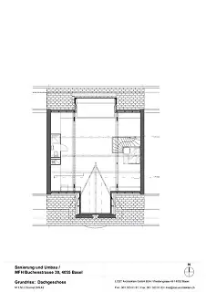 Plan étage mansardé