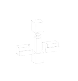 Assemblage poteaux-sommiers