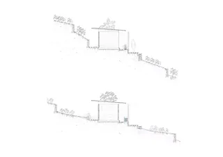 Coupe transversale habitation