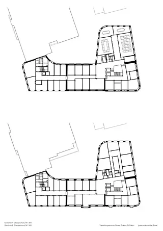 1. und 2. Obergeschoss M 1:300