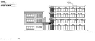 Südwest-Fassade