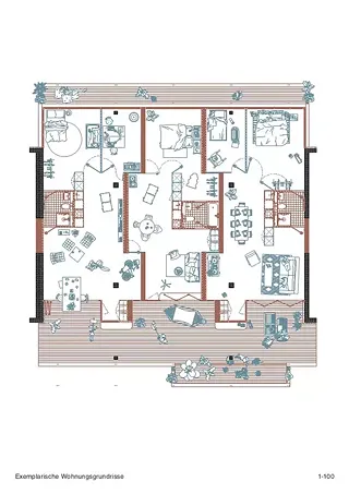 Plan d'étage exemplaire