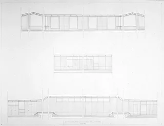 Façades intérieures 1:100