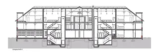 Zentralbau, Schnitt