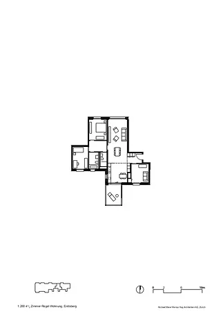 Appartement type à 4 1/2 piéces