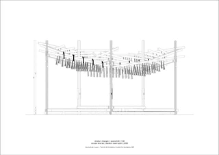 Coupe transversale Structure en «Triangle» – Howell Tollmann