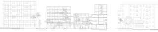 Coupe jardin 1:200