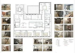 Malerplan mit Erläuterungen und Visualisierungen