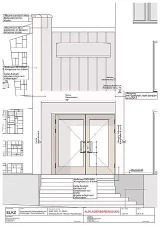 Detailplan Übergang alt-neu