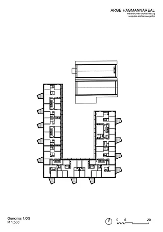 Plan 1e + 2e étage