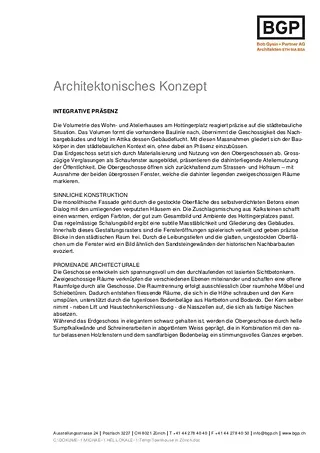 Architektonisches Konzept