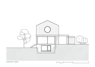 Façade nord-ouest