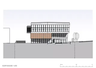 Façade sud 1:200