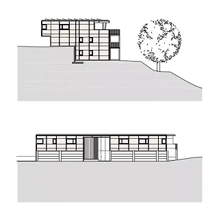 West + Nord Fassade
