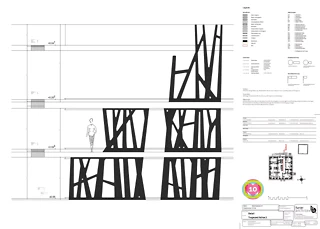 Ansichten der Tragwände