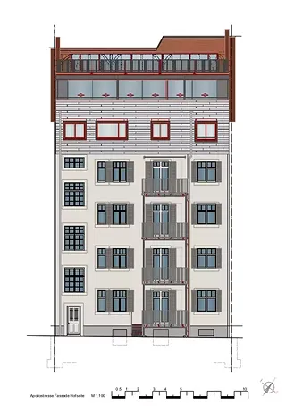 Façade de la cour