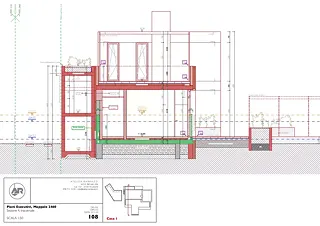 Coupe de construction
