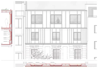 Detailplan Strassenfassade