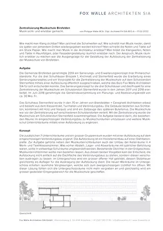 Article sur le projet