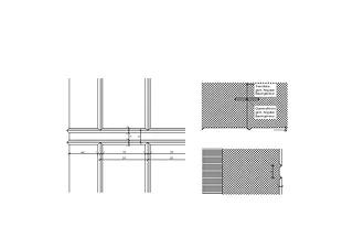Détail façade 1:5