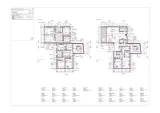 Plan 1er et 2e étage