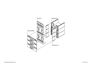 Axonometrie nouvelle façade