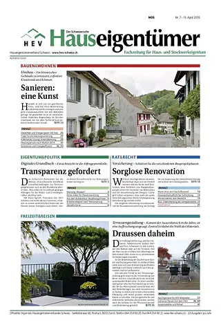 Publication Hauseigentümerverband 04_16