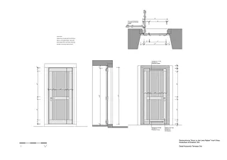 18 Ufnau Detailplan Aussentür Terrasse