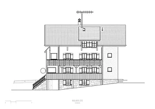 Ostfassade existierend