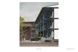 Perspective de coupe