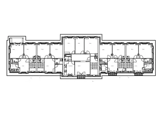 Plan étage mansardé