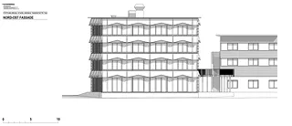 Nordost-Fassade