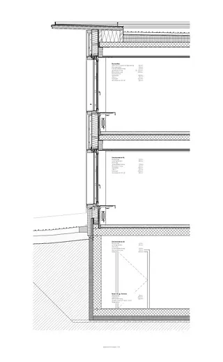 Detailschnitt Fassade