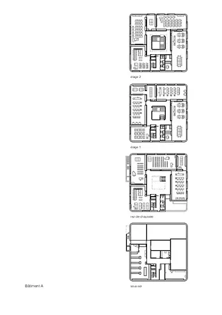Plans d'étage Bâtiment A