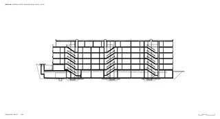 Coupe longitudinale maison C