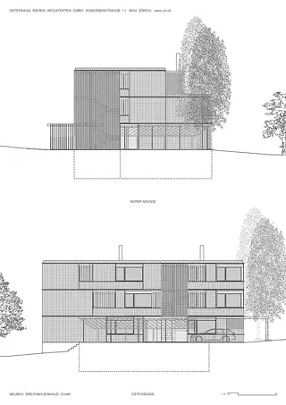 Façades nord et est