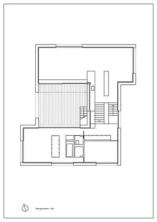 Obergeschoss 1:100