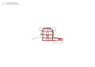 Coupe de la maison de maître