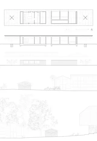 Plans du pavillon