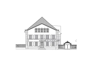 Ost-Süd-Fassade